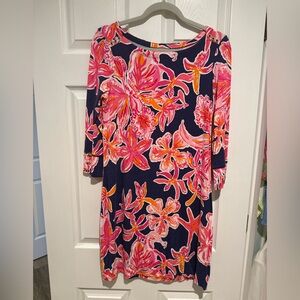 Lilly Pulitzer Pink and Orange Floral Dress
